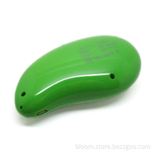 Extended Mobile Battery Charger with 6,000mAh Capacity, in Mango Shape